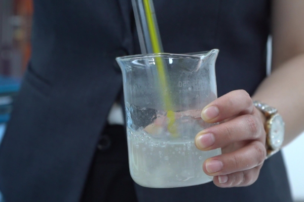 HPMC viscosity test of tile adhesive