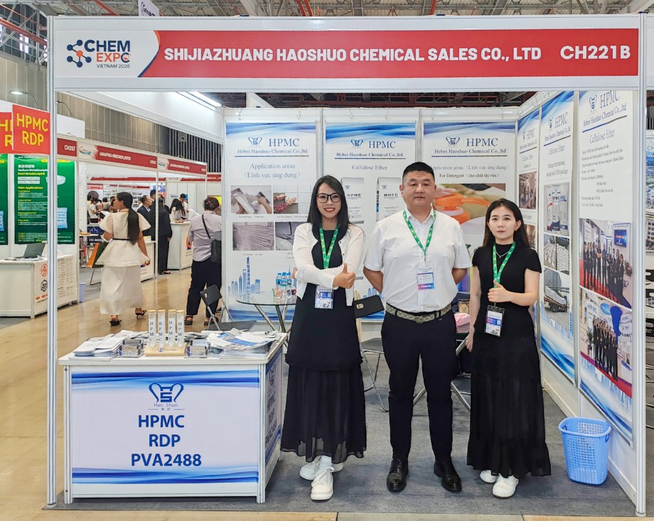 Hebei Haoshuo Chemical Successfully Concludes its 2026 Vietnam Coatings Expo, Accelerating its Southeast Asian Market Expansion Hebei Haoshuo Chemical Successfully Concludes its 2026 Vietnam Coatings Expo, Accelerating its Southeast Asian Market Expansion