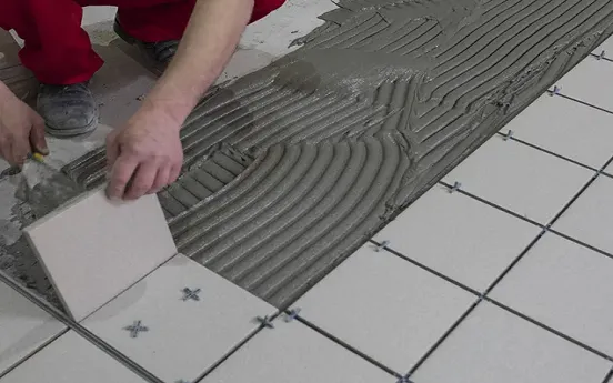 RDP for Porcelain Tile Adhesive: Bond Strength After Water Immersion